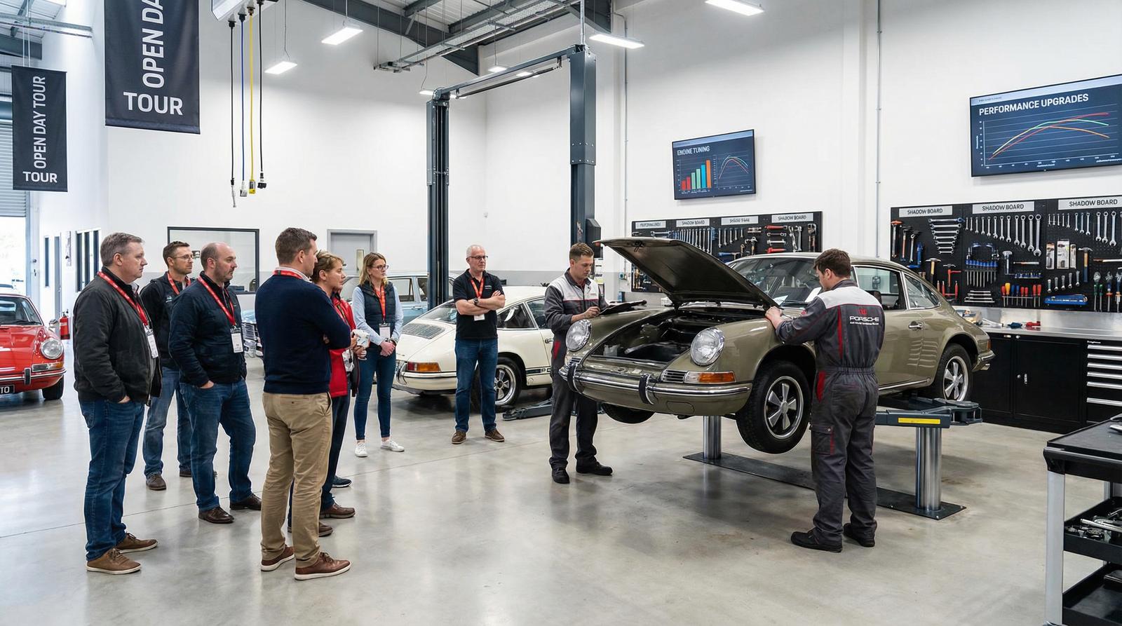 花色堂修车改装工坊参观视频